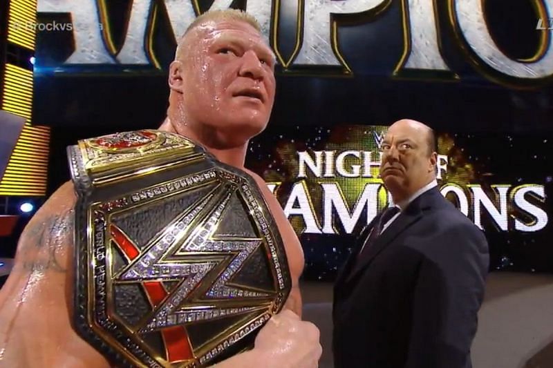 Brock Lesnar's fourth WWE Championship reign lasted seven months